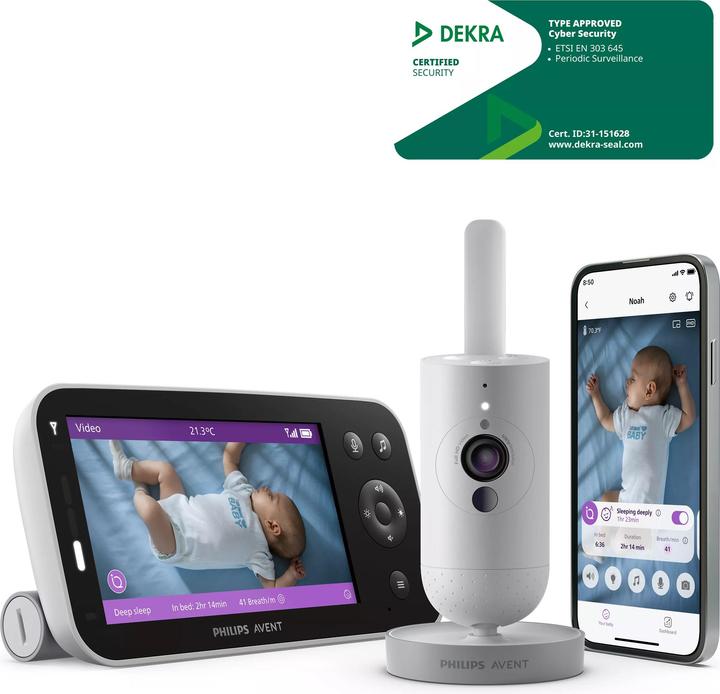 Philips Avent Sense IQ (Babyphone mit Kamera, 400 m)