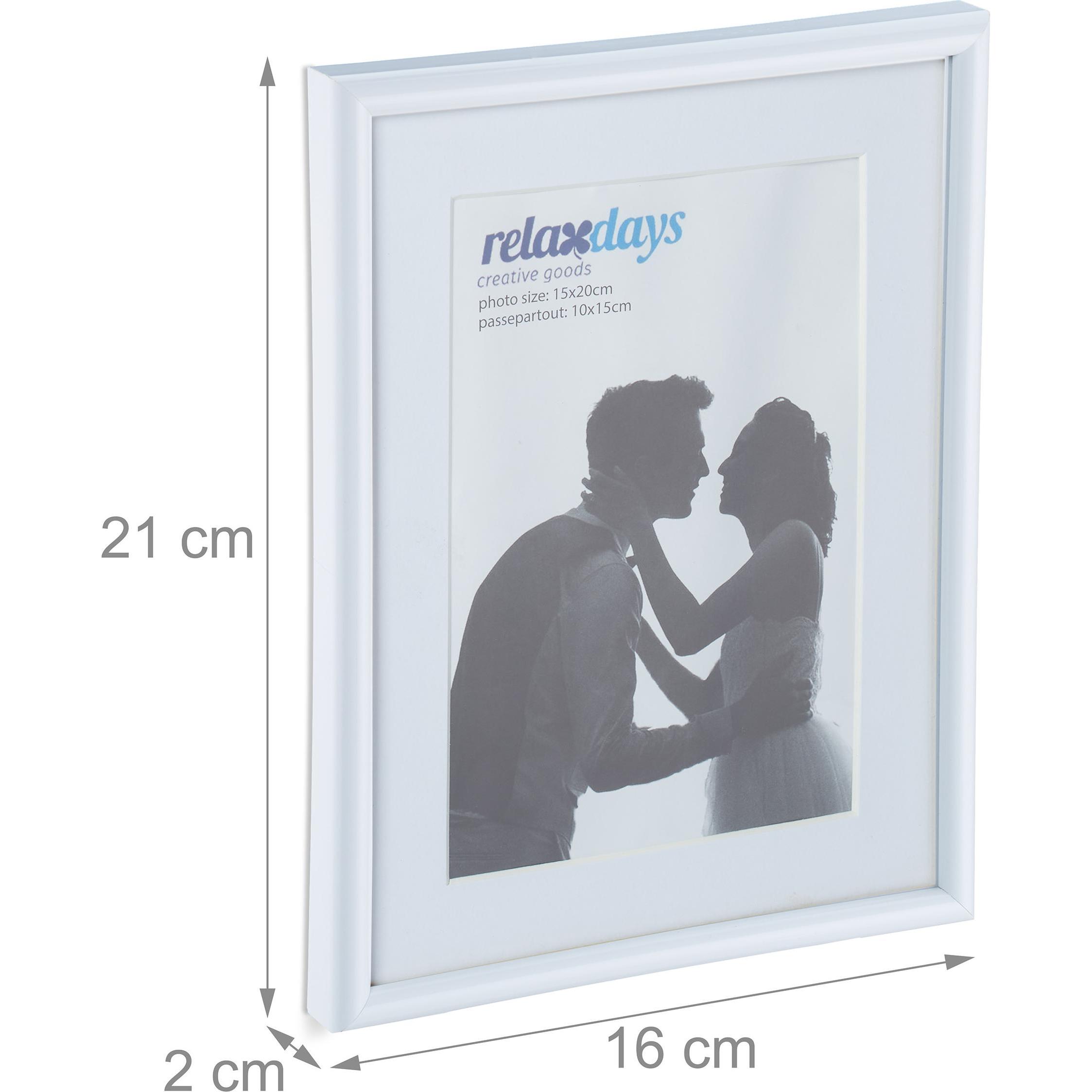 Thumbnail - Relaxdays, Bilderrahmen, 2x Bilderrahmen (15 x 20 cm)