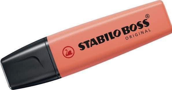 Produktbild STABILO BOSS ORIGINAL Pastel Textmarker (Korallenrot, 5 mm, 1 x)