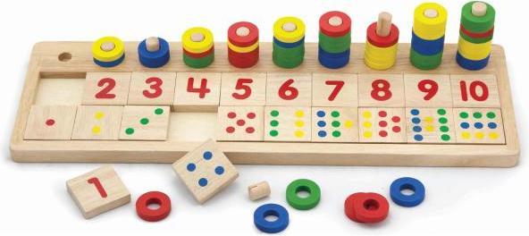 Creanino Gioco Magnetico Matematica - Imparare Numeri E Calcoli Con 50 Magneti E 12 Carte Compiti, 4+ Anni - 4