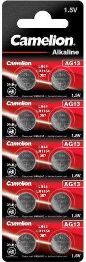 Immagine prodotto Camelion LR1154 Alcalino - 10 pile a bottone (10 pz., LR44, 158 mAh)