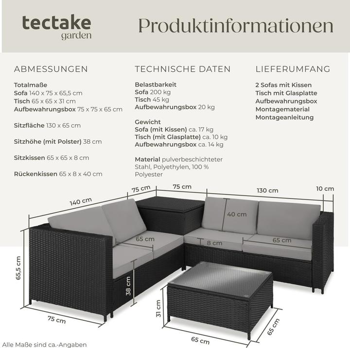 Produktbild tectake Siena