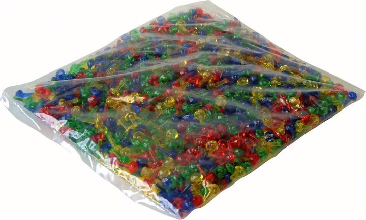 Actual product image Lena Mosaic 1000 pcs Perler Transparent 10mm