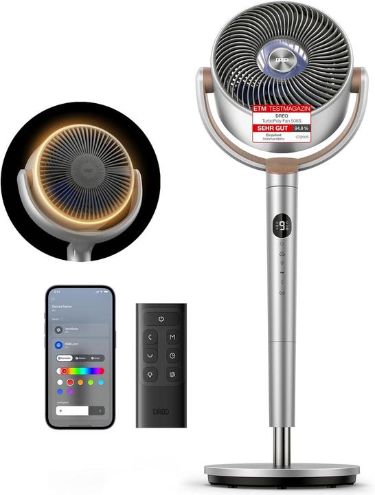 Image du produit Dreo Ventilateur sur pied Smart (20 dB)