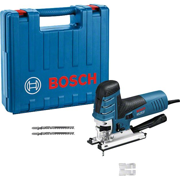 Bosch Professional, Sega universale a batteria, Seghetto alternativo GST 150 CE incl. 3 lame per seghetto alternativo (Speed for Wood) e valigetta