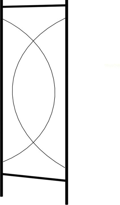 Immagine prodotto vidaXL Gartenbogen (34 cm, 150 cm)
