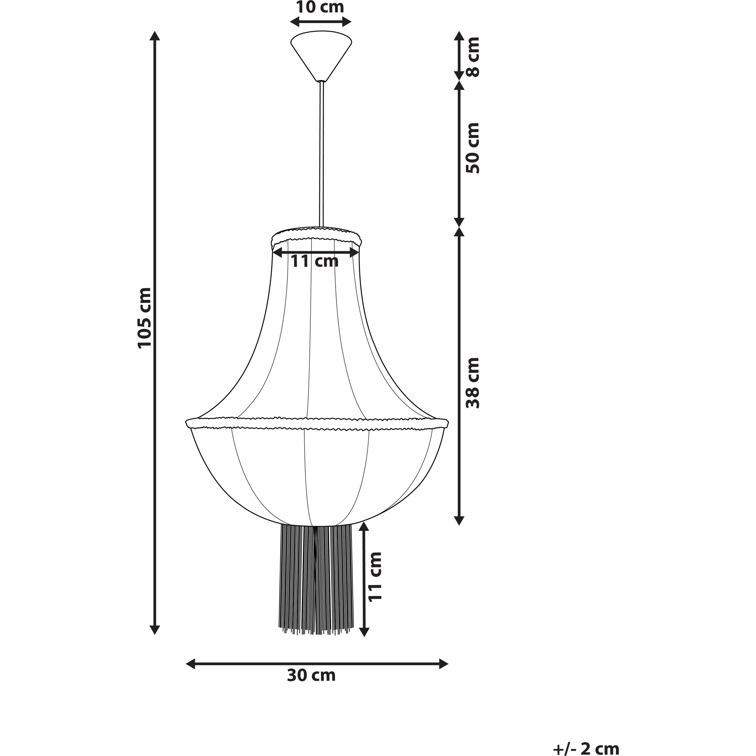 Thumbnail - Beliani, Pendelleuchte, Aragua