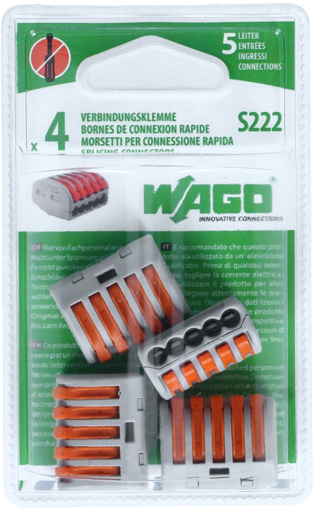 Actual product image Wago Connection terminal COMPACT 5-fold