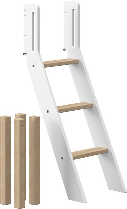 Flexa Sloping ladder and post Nor for half height bed