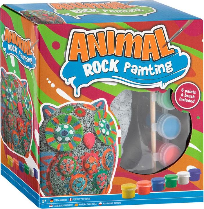 Actual product image Grafix Stone painting owl colour set, 8 pcs.