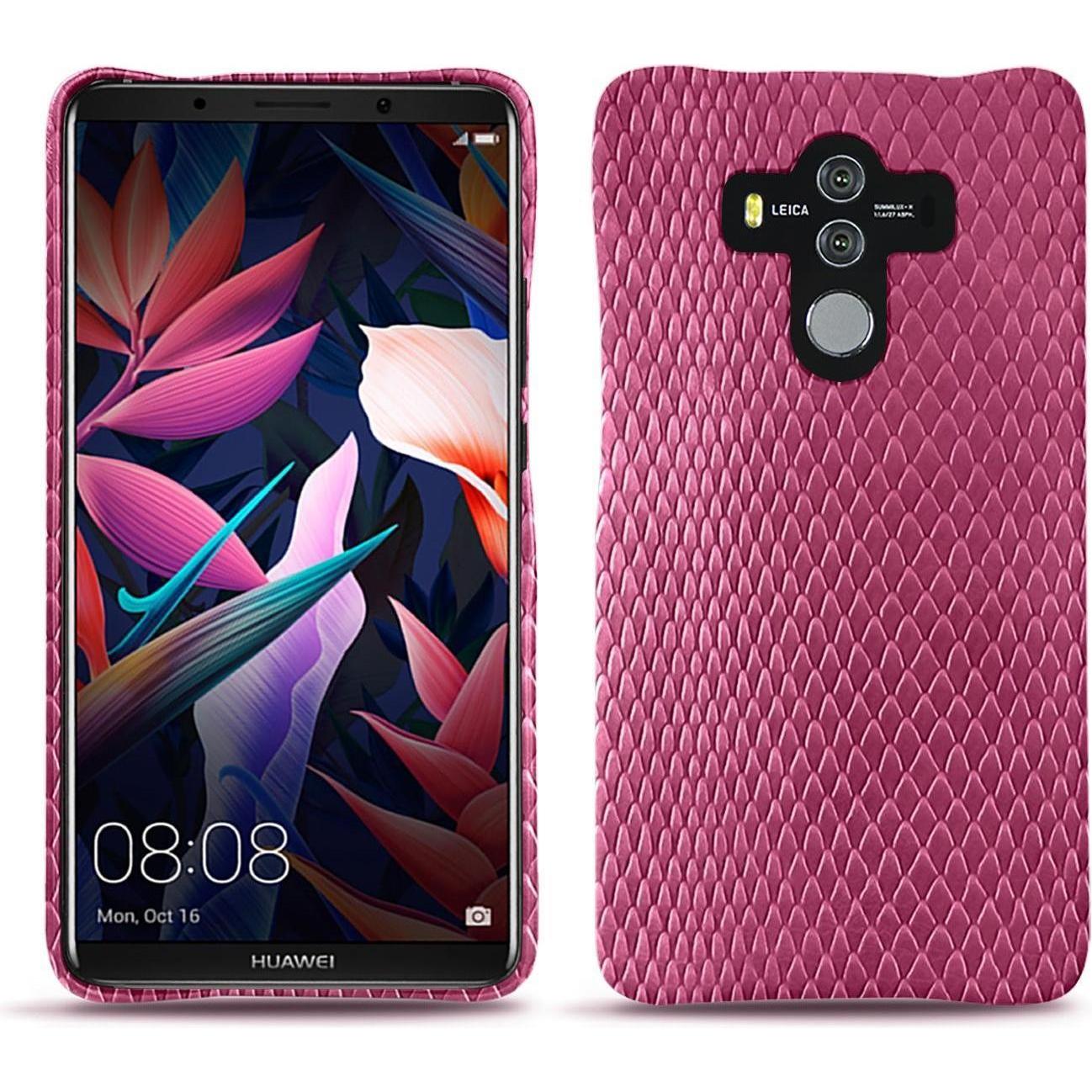 Noreve Lederschutzhülle (Huawei Mate 10 Pro), Smartphone Hülle, Rosa