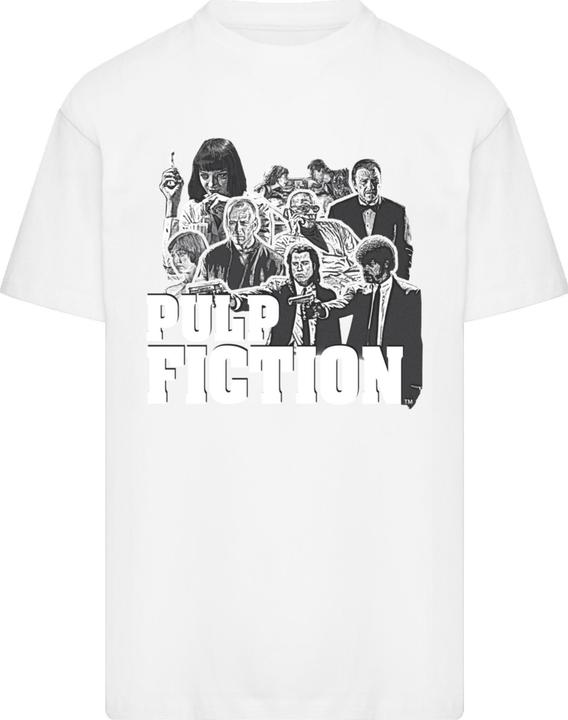 Produktbild Merchcode Pulp Fiction - Cast Graphic Heavy Oversize Tee - 197721 (XXL)