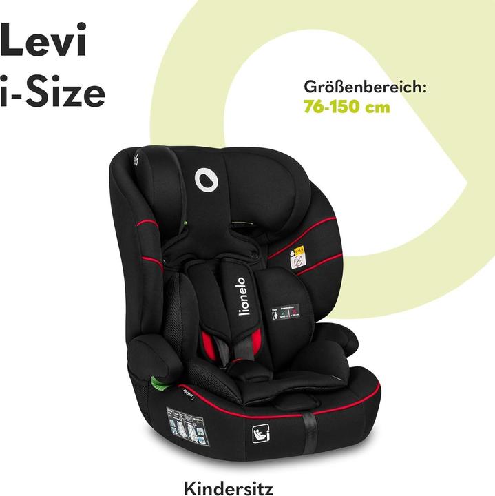 Produktbild Lionelo Levi I-Size (Kindersitz, ECE R129/i-Size Norm)