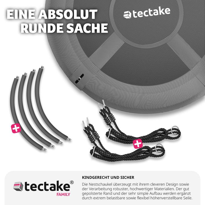 Image du produit tectake Swayer Nest Swing, hauteur réglable, 300 kg