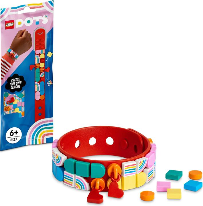 Actual product image LEGO Rainbow Bracelet with Pendants (41953, LEGO Dots)