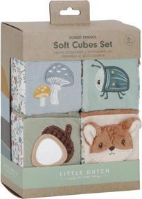 Image du produit Little Dutch Set de cubes en tissu Forest Friends