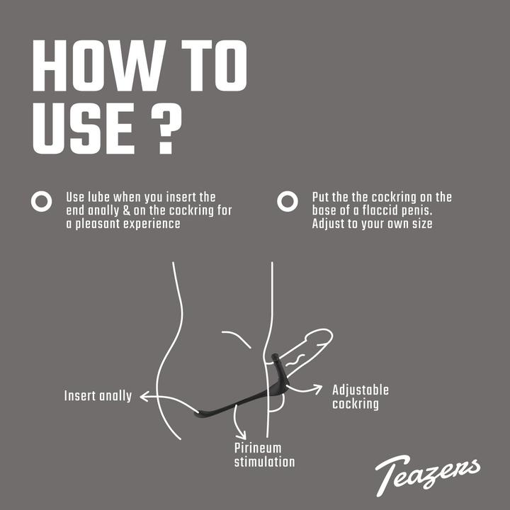 Immagine prodotto Teazers Vibratore Triplo per la Prostata con Telecomando