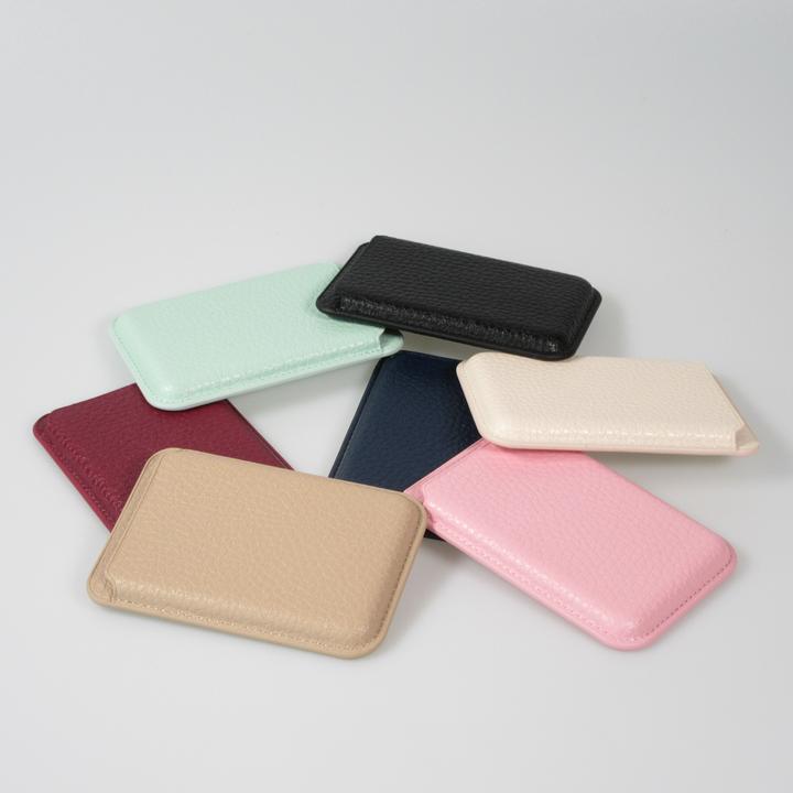 Produktbild PhoneLook MagSafe Magnetkartenhalter aus veganem Leder mit starken Magneten