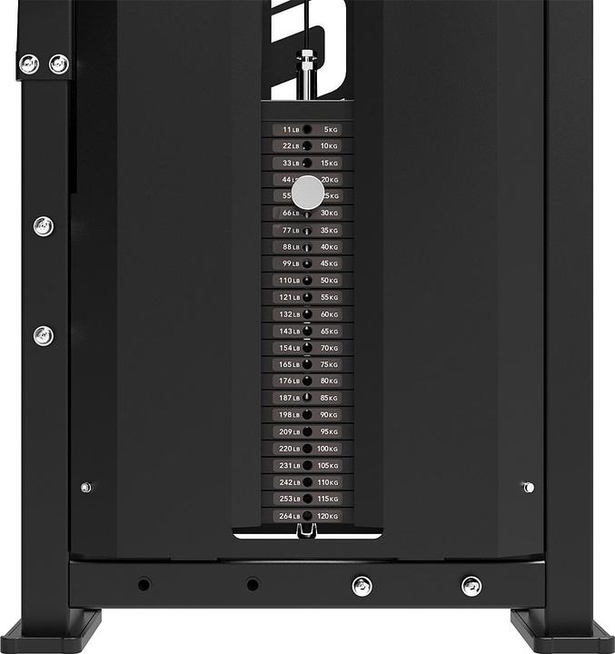 Actual product image Tunturi Platinum bicep curl with weight stack
