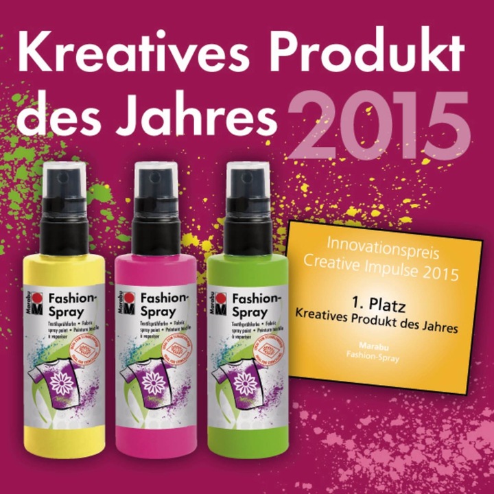 Image du produit Marabu spray de mode (Jaune, 100 ml)