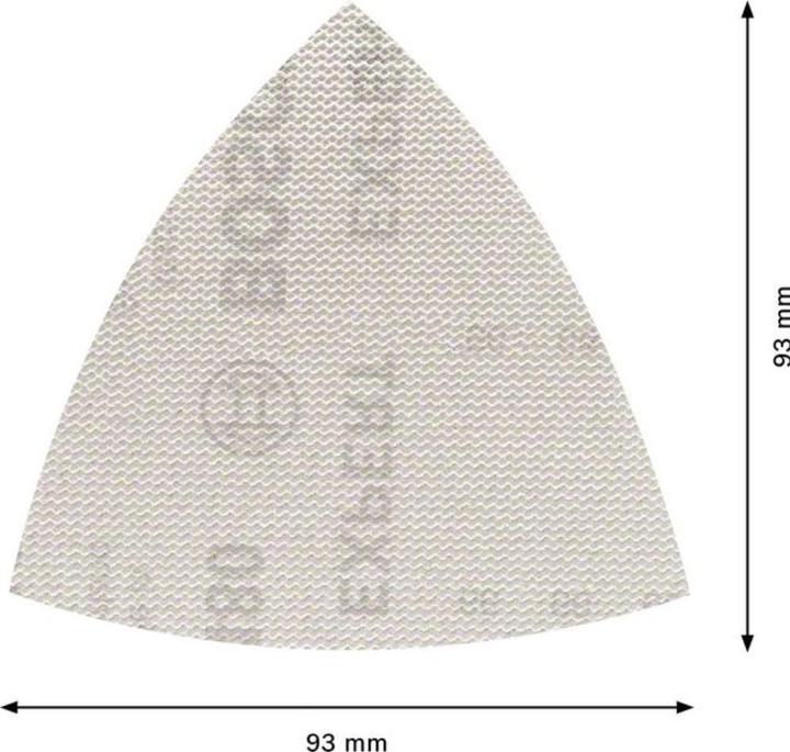 Image du produit Bosch Professional Zubehör Expert M480 Filet abrasif pour ponceuse Delta, 93 mm,G 240, 5 pces. (240)