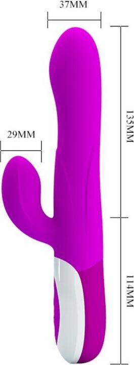 Actual product image Lovetoy PRETTY LOVE - DEMPSEY, PINK, USB, 7 function