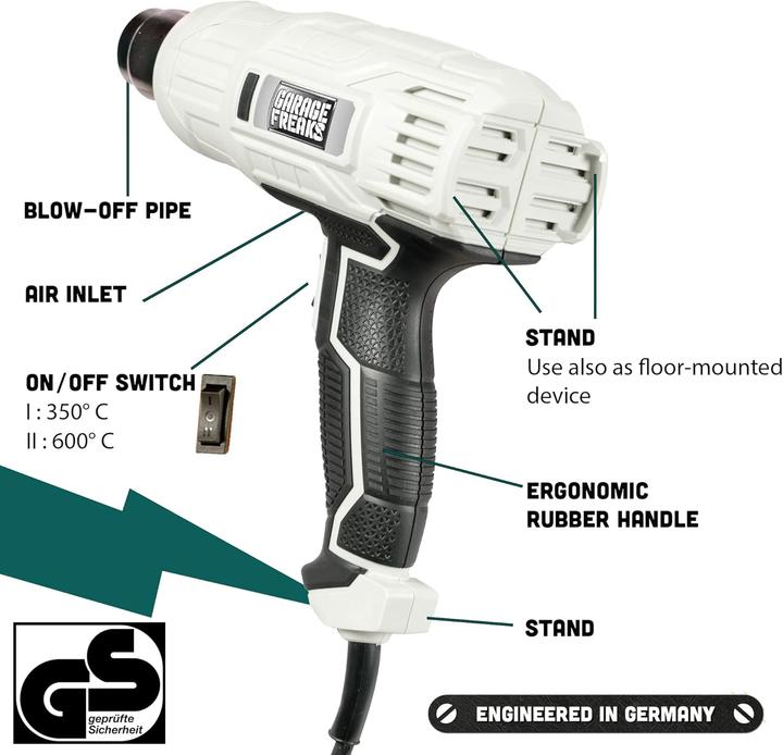 Actual product image Garage Freaks Heissluftpistole