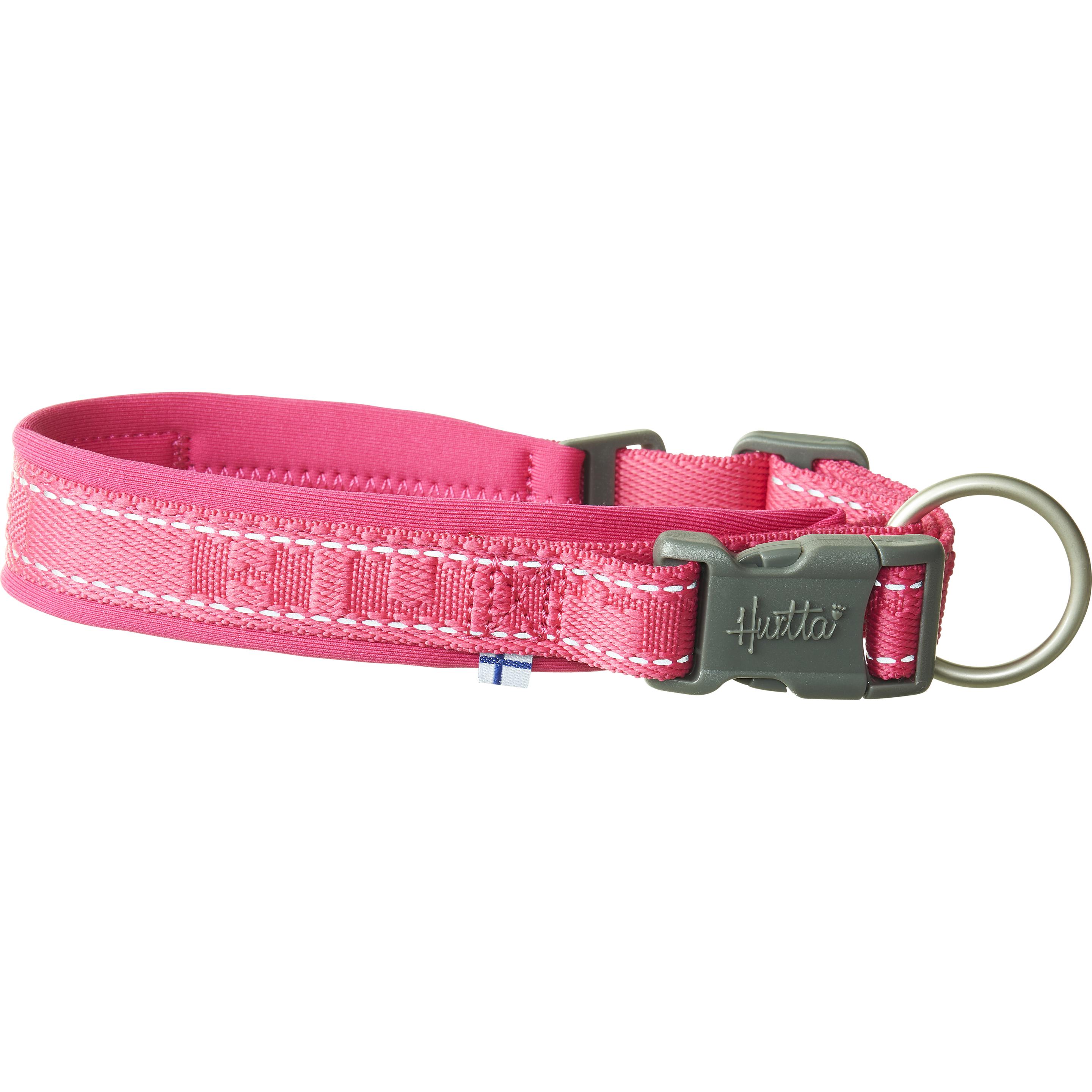 Meilleurs prix pour Hurtta Casual collar ECO, 40-50 cm, ruby (Chien), Collier + laisse