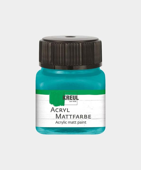 Immagine prodotto Kreul Vernice acrilica opaca, 20 ml (Turchese, 20 ml)