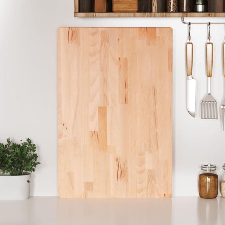 Actual product image vidaXL Chopping board 60x40x4 cm solid beech wood, material