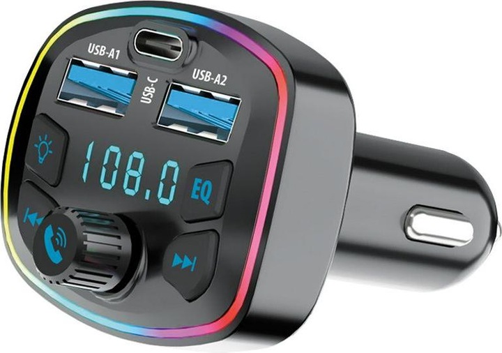 Actual product image Forever FM transmitter Bluetooth TR-360 black