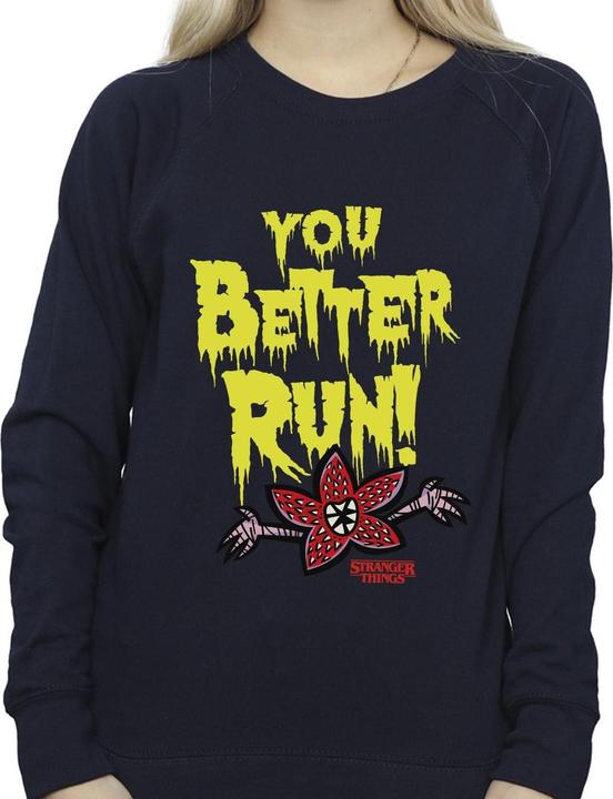 Produktbild Netflix Stranger Things You Better Run Sweatshirt (M)