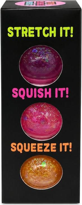 Produktbild Robetoy - SQUEEZE BALL GLITTER 3pcs 5cm