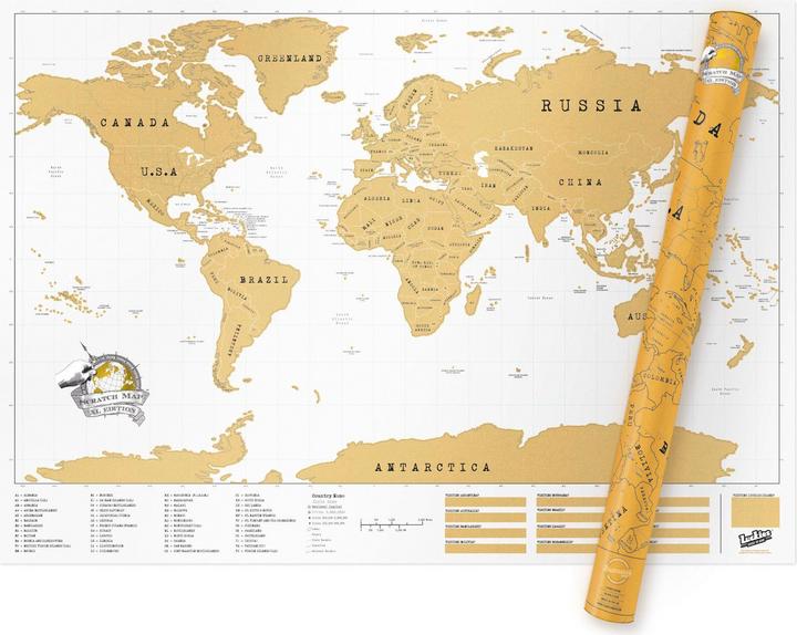 Produktbild Luckies Scratch Map (60 x 82 cm)