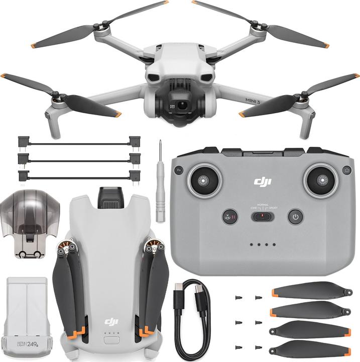 Actual product image DJI Mini 3 (38 min, 249 g, 48 Mpx)
