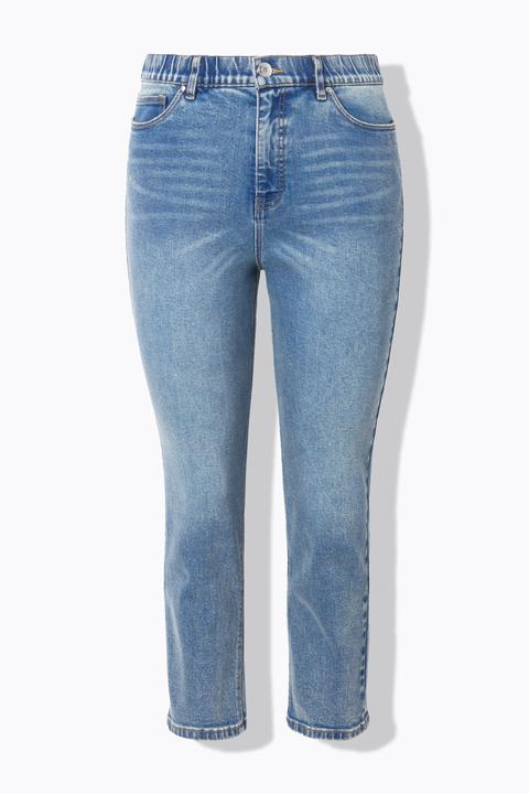 Produktbild Studio Untold Mom-Jeans, wide Legs, 5-Pocket, Elastikbund (54)