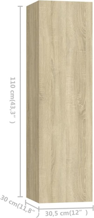Immagine prodotto VidaXL Titan (30,5 x 30 x 110 cm)