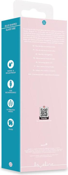 Produktbild Loveline Glass Bulb Shaped Vibe - Pink