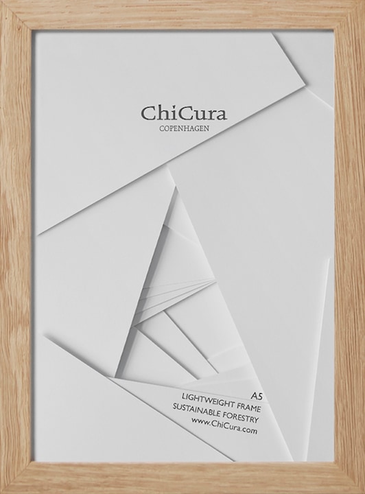 Actual product image ChiCura Wooden Frame - Glass (A5)