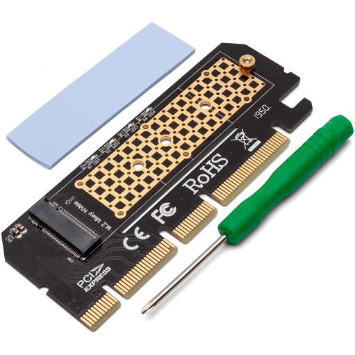Savio Adapter AK-41 Schnittstellenkarte/Adapter M.2, Storage Controller