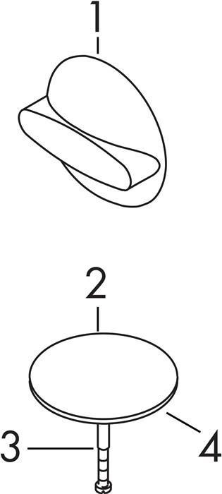 Productafbeelding hansgrohe Flexaplus complete set afvoer en overloop (mat zwart)