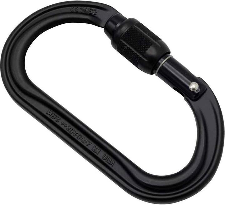 Actual product image Petzl M33a Sln Ok Screw-Lock Carabiner Black