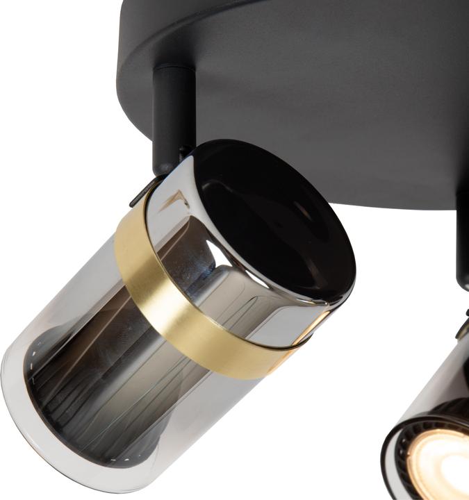 Produktbild Lucide UPTON GU10 Deckenstrahler 3-fach Modern Rauchfarbe 57900/13/65 (GU10)