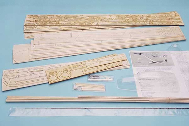 Actual product image Pichler PILOT (OK MODEL) Sesami 1778mm Laser Cut Wooden Kit (Glider)