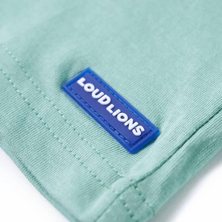 Produktbild vidaXL Kinder-T-Shirt Mittelblau 128,Material: 100