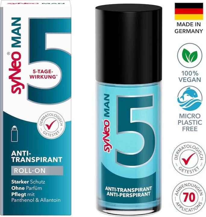 Immagine prodotto syNeo 5 MAN Antitranspirant Roll-On (Roll-on, 50 ml)