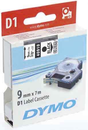 Actual product image Dymo S0720670 Standard tape (0.90 cm, Black)
