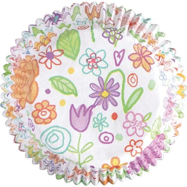 Demmler Muffinförmchen - Blumenwiese - 60 Stück, Backform, Mehrfarbig