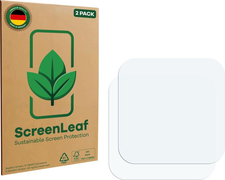 Produktbild ScreenLeaf Schutzfolie nachhaltiger Displayschutz Display Schutz Folie Klar Transparent (2 Stk., Xiaomi Pad 7)