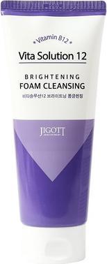 Image du produit Jigott Vita Solution 12 Brightening Cleansing Foam 180ml (Mousse nettoyante, 180 ml)